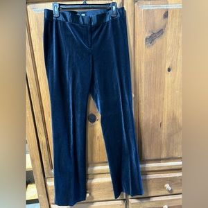 Signature Saks fifth Avenue Velvet looking navy blue dress pants